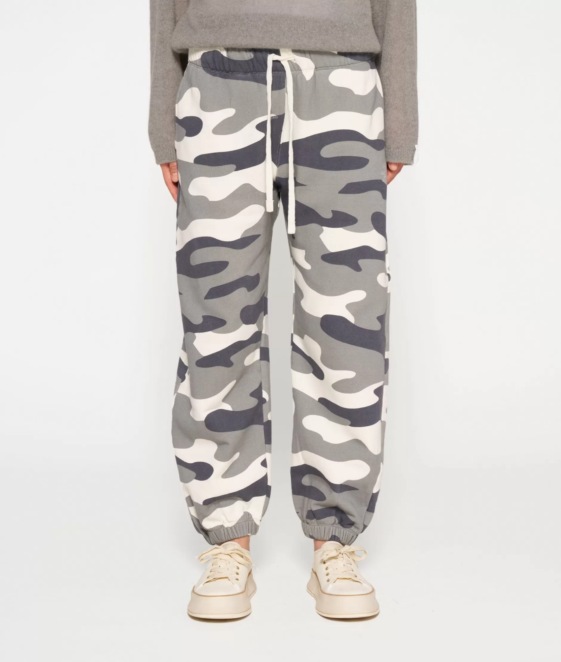 Damen 10DAYS Hosen>Bar Jogger Camo