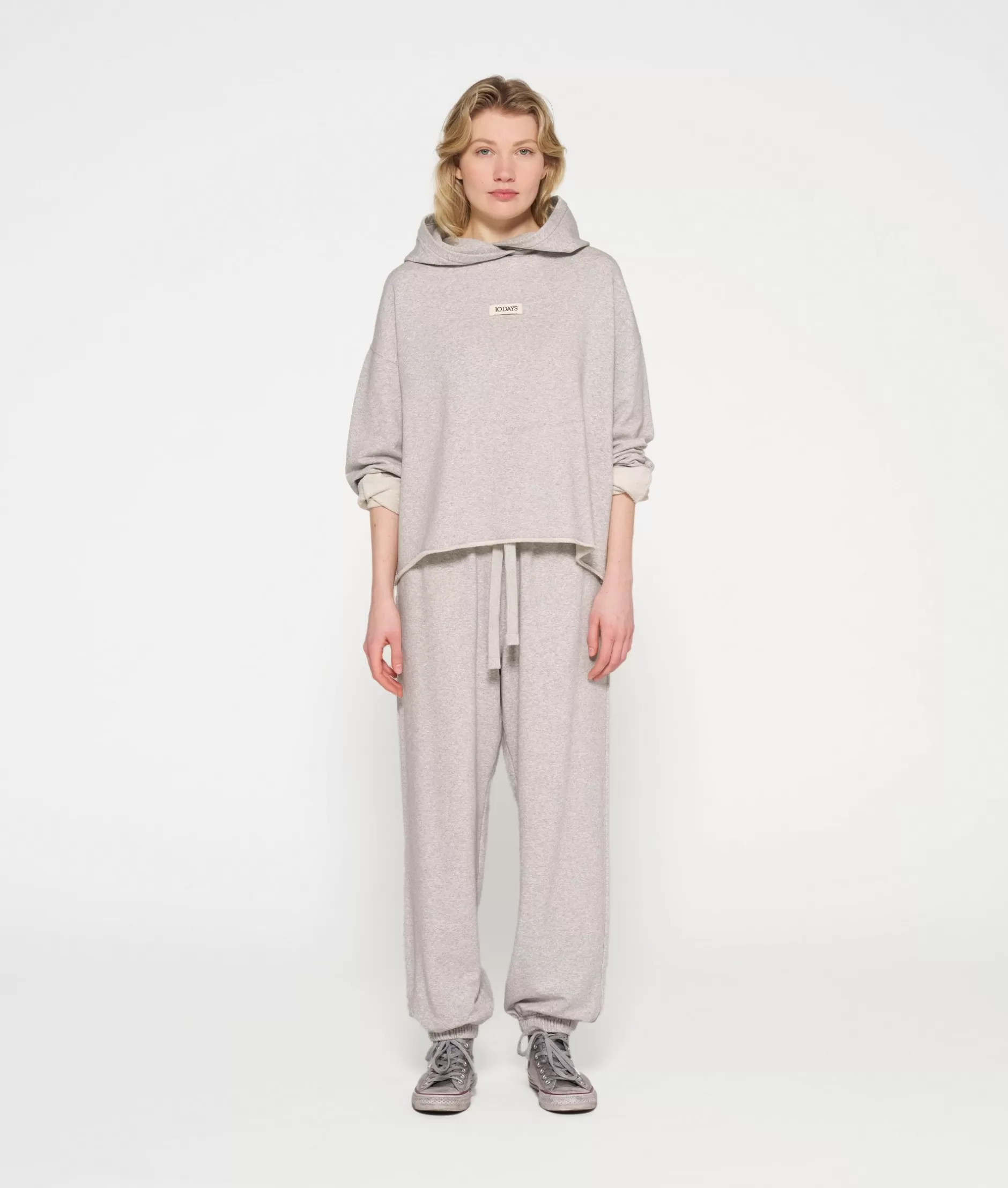 Damen 10DAYS Hosen>Bar Jogger Fleece