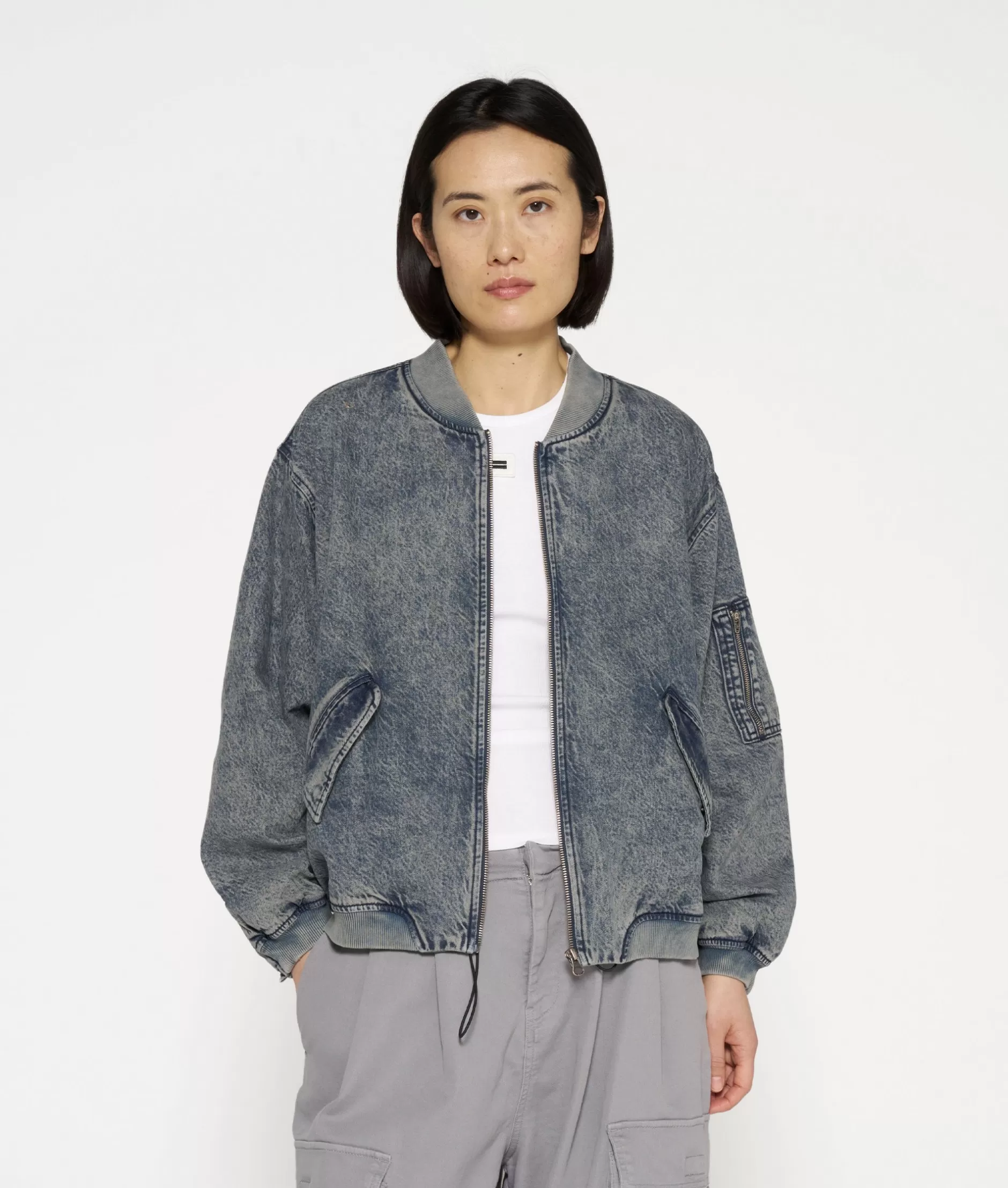 Damen 10DAYS Jacken | Blazer>Bomber Jacket Denim