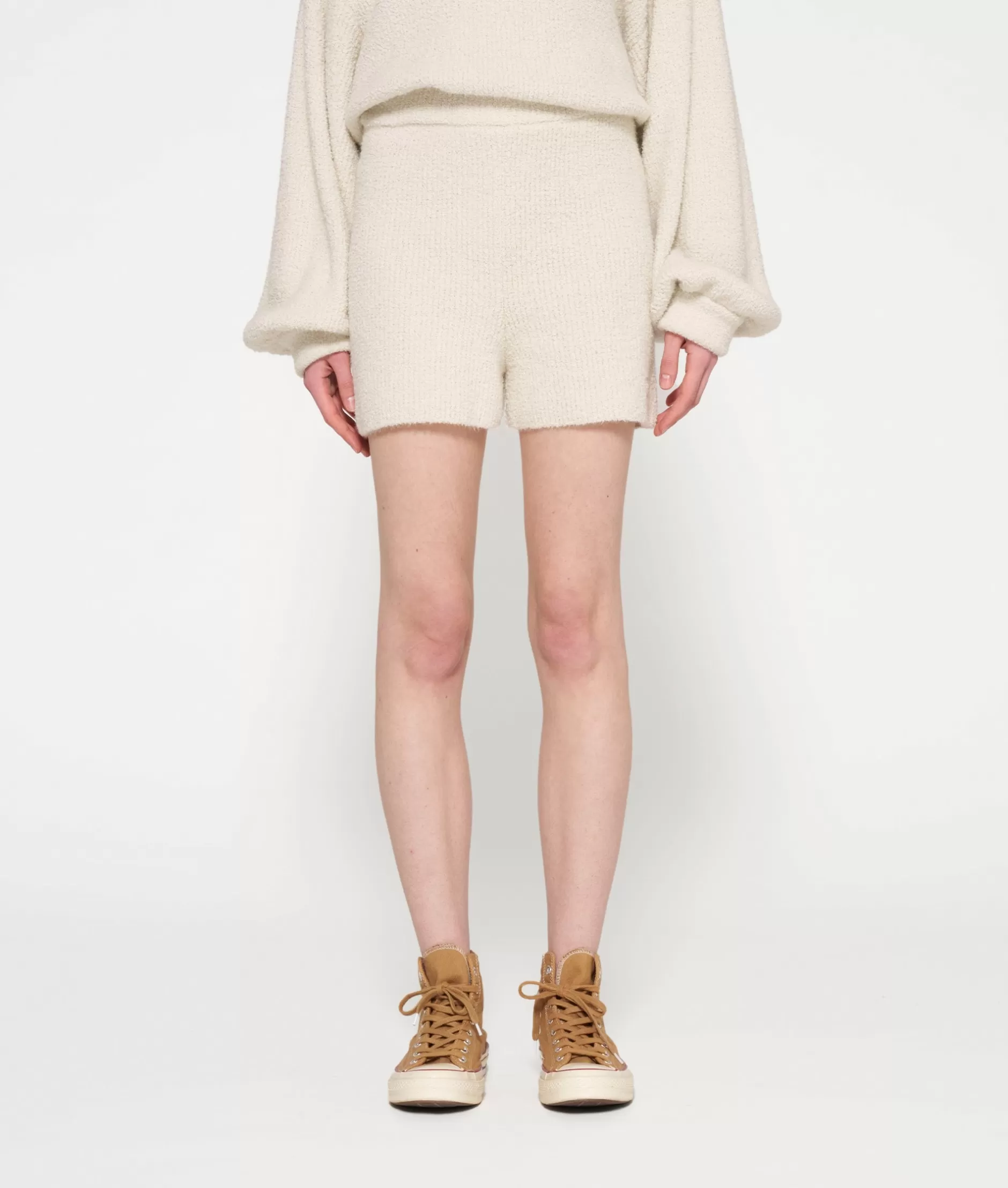 Damen 10DAYS Shorts>Boucle Knit Shorts