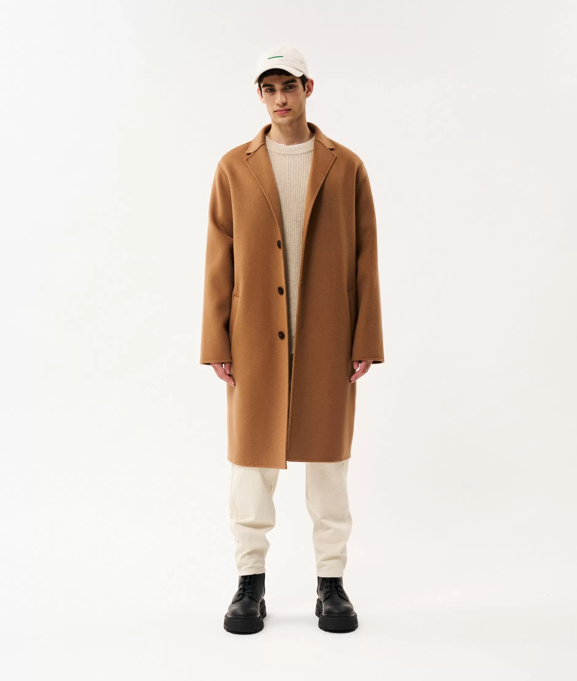 Herren 10DAYS Jacken>Brighton Soft Wool Coat