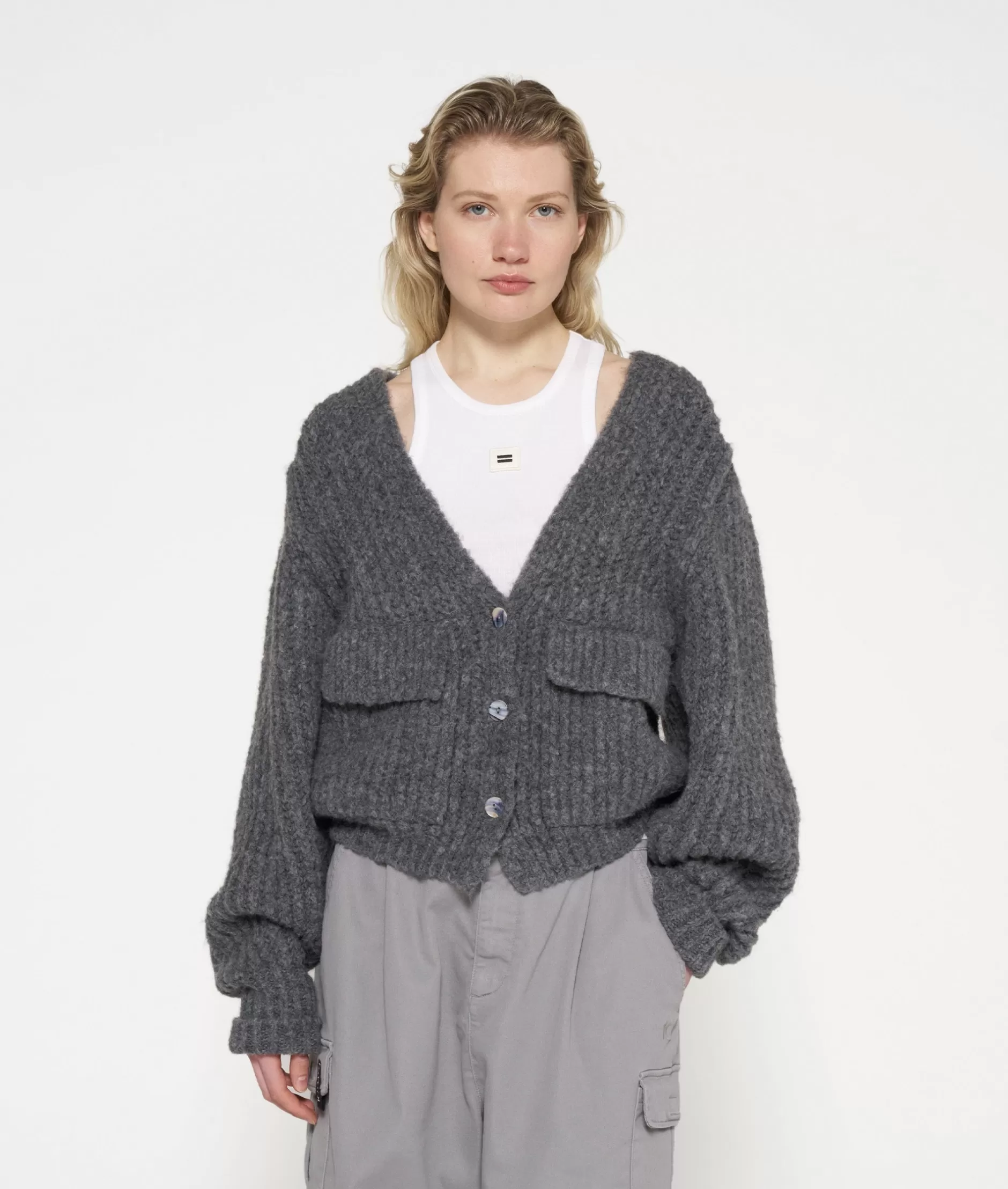 Damen 10DAYS Cardigans>Chunky Knit Cardigan