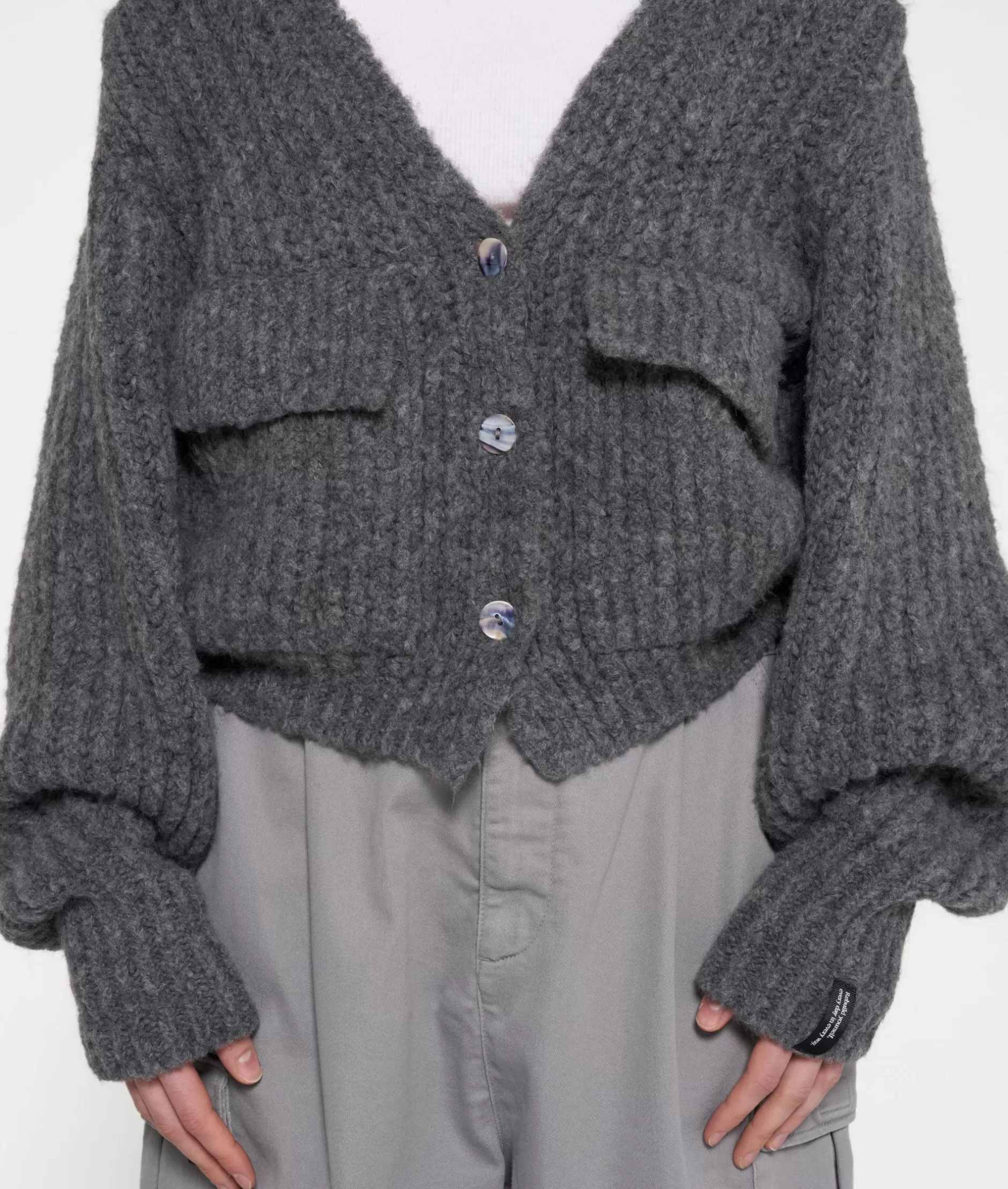 Damen 10DAYS Cardigans>Chunky Knit Cardigan