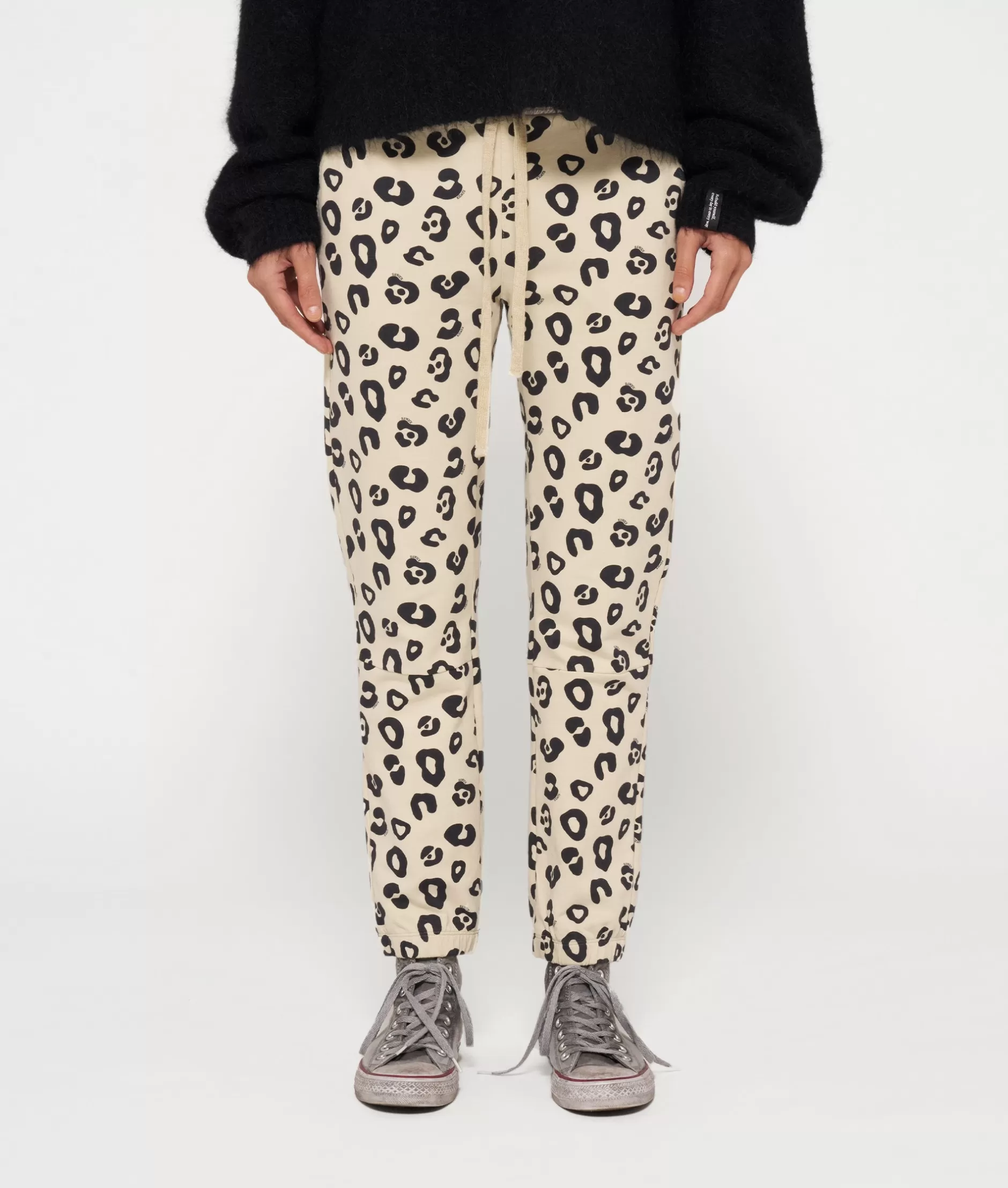 Damen 10DAYS Hosen>Cropped Jogger Leopard