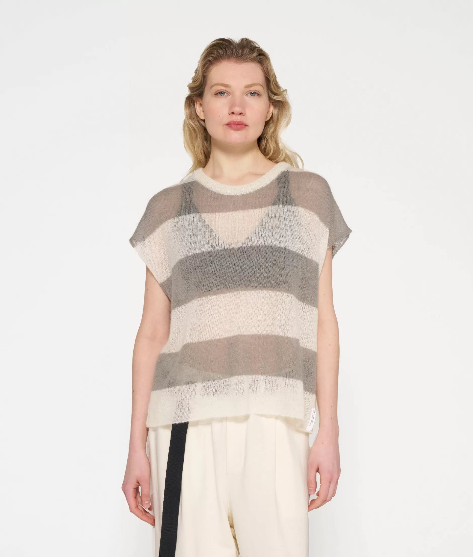 Damen 10DAYS Pullover>Knit Top Stripes