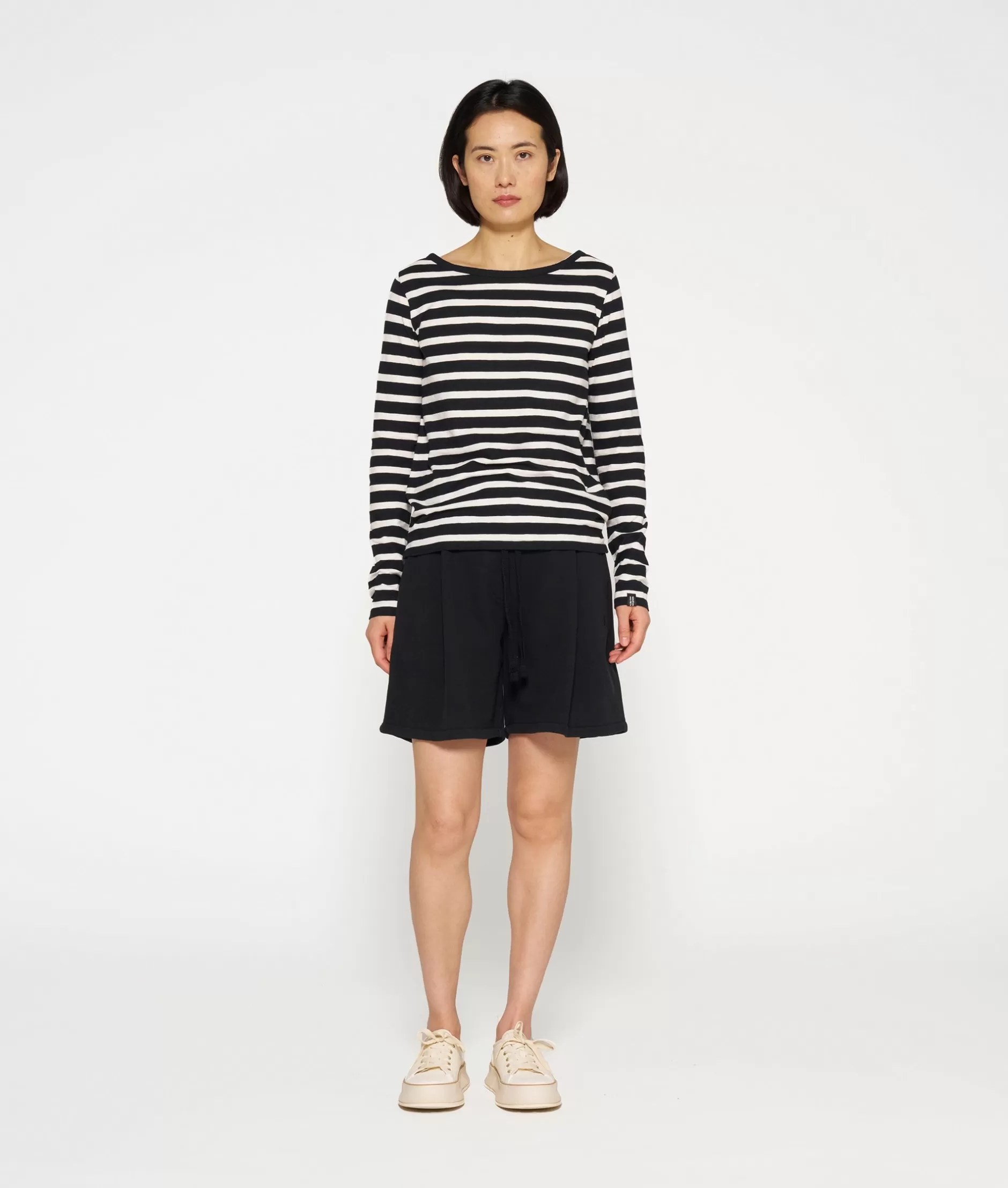 Damen 10DAYS Longsleeves>Long Sleeve Tee Stripes