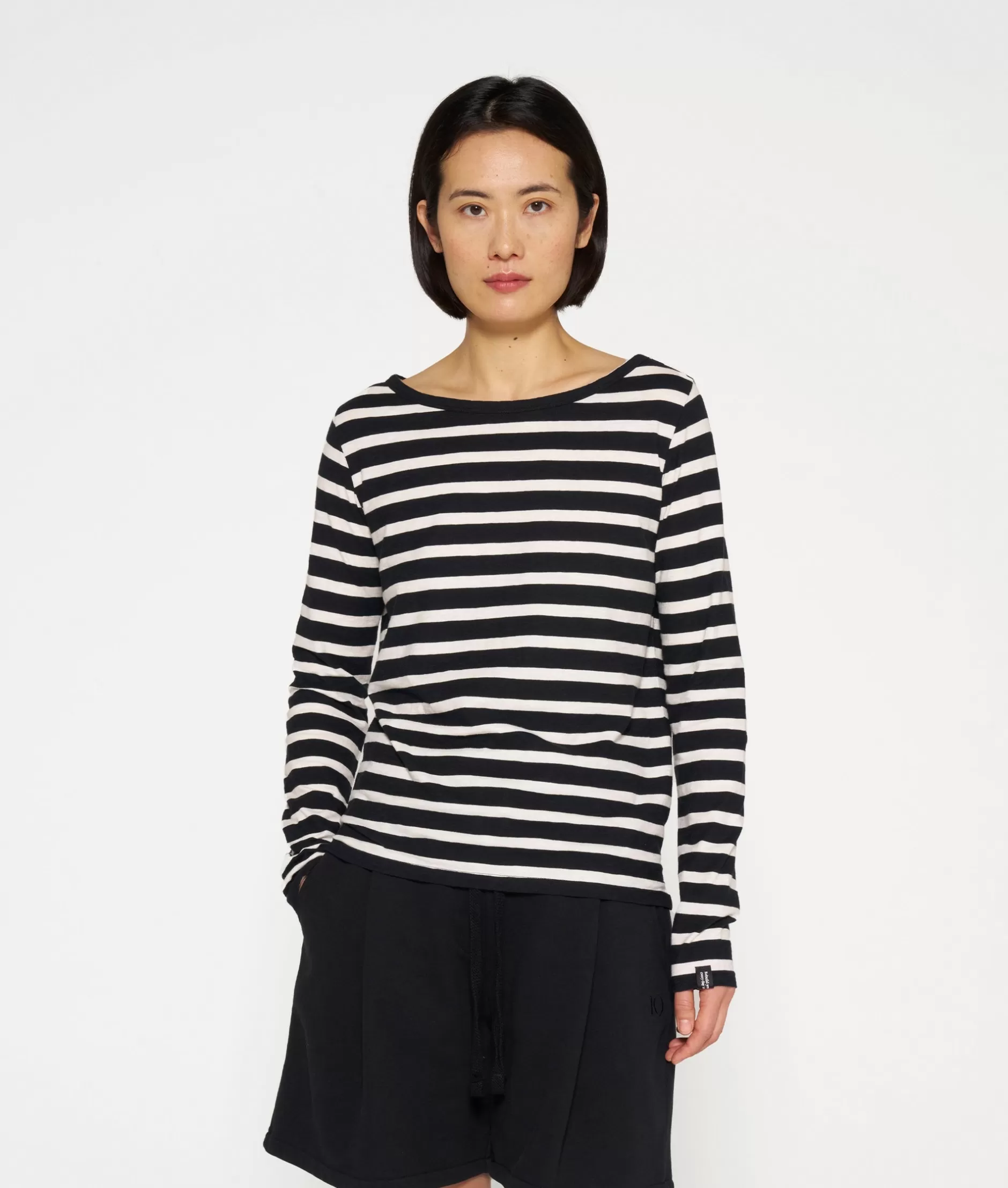 Damen 10DAYS Longsleeves>Long Sleeve Tee Stripes