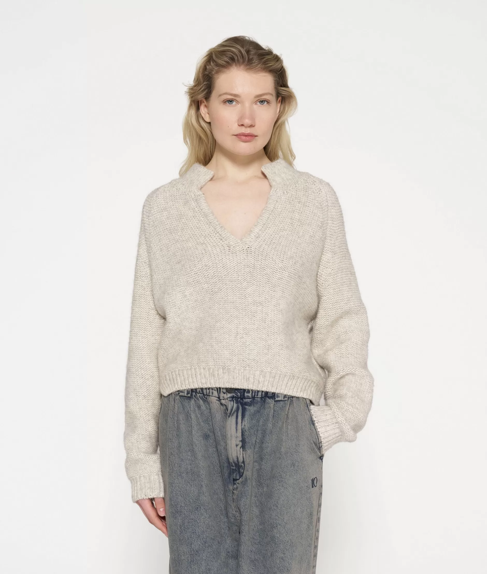 Damen 10DAYS Pullover>Polo Knit Sweater