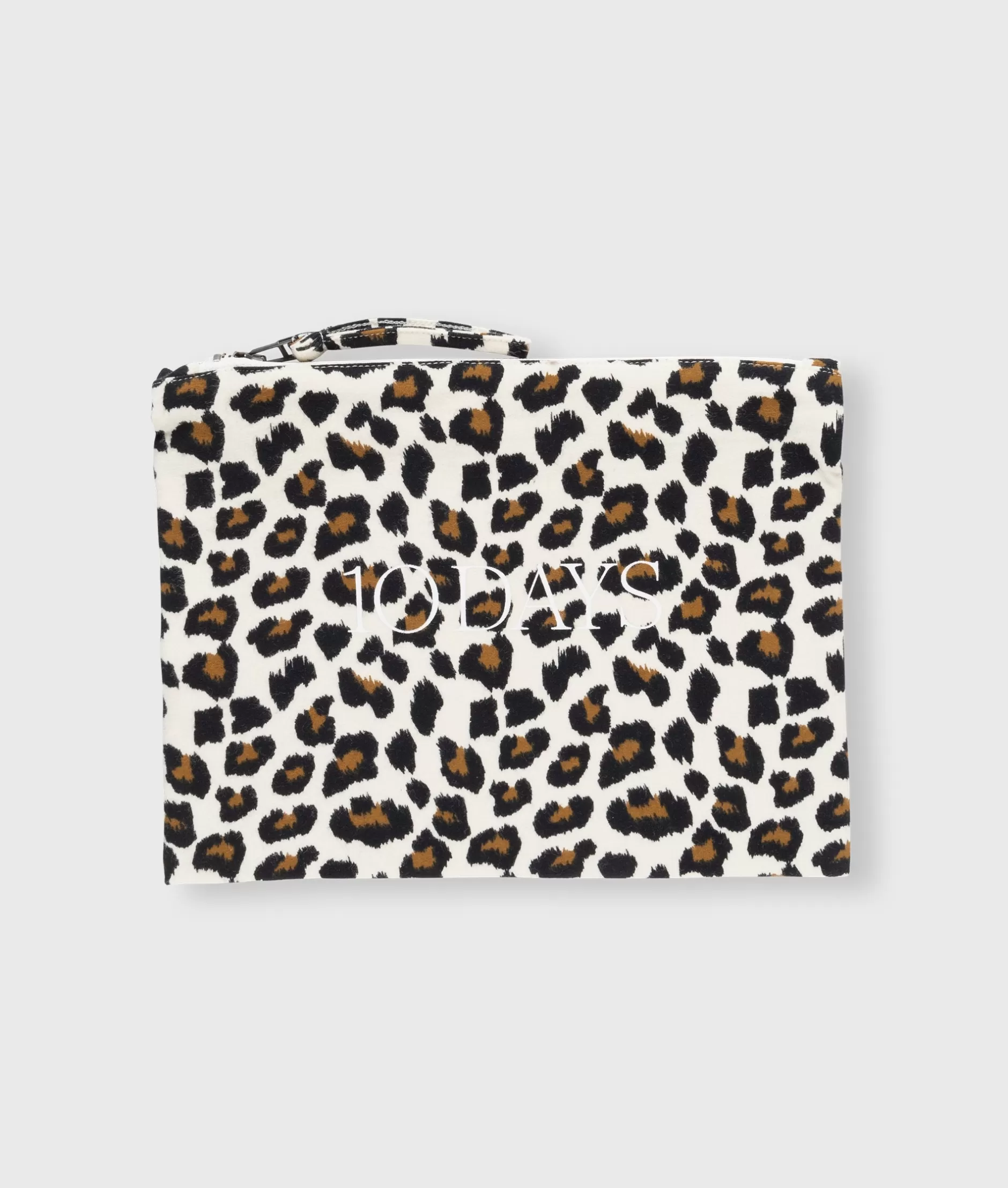 Damen 10DAYS 10Days For Good | Taschen>Pouch Fleece Leopard