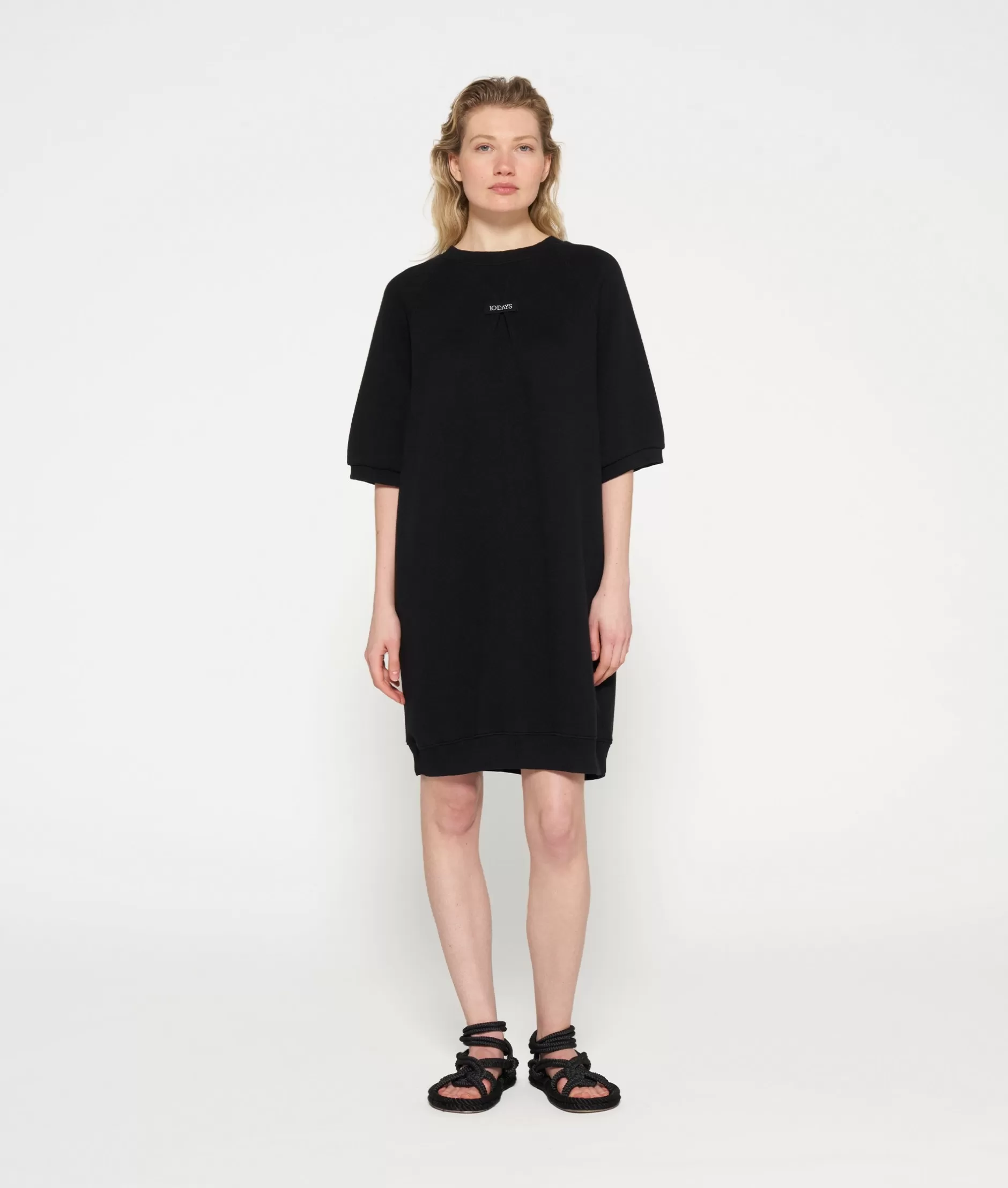 Damen 10DAYS Kleider>Short Sleeve Sweat Dress