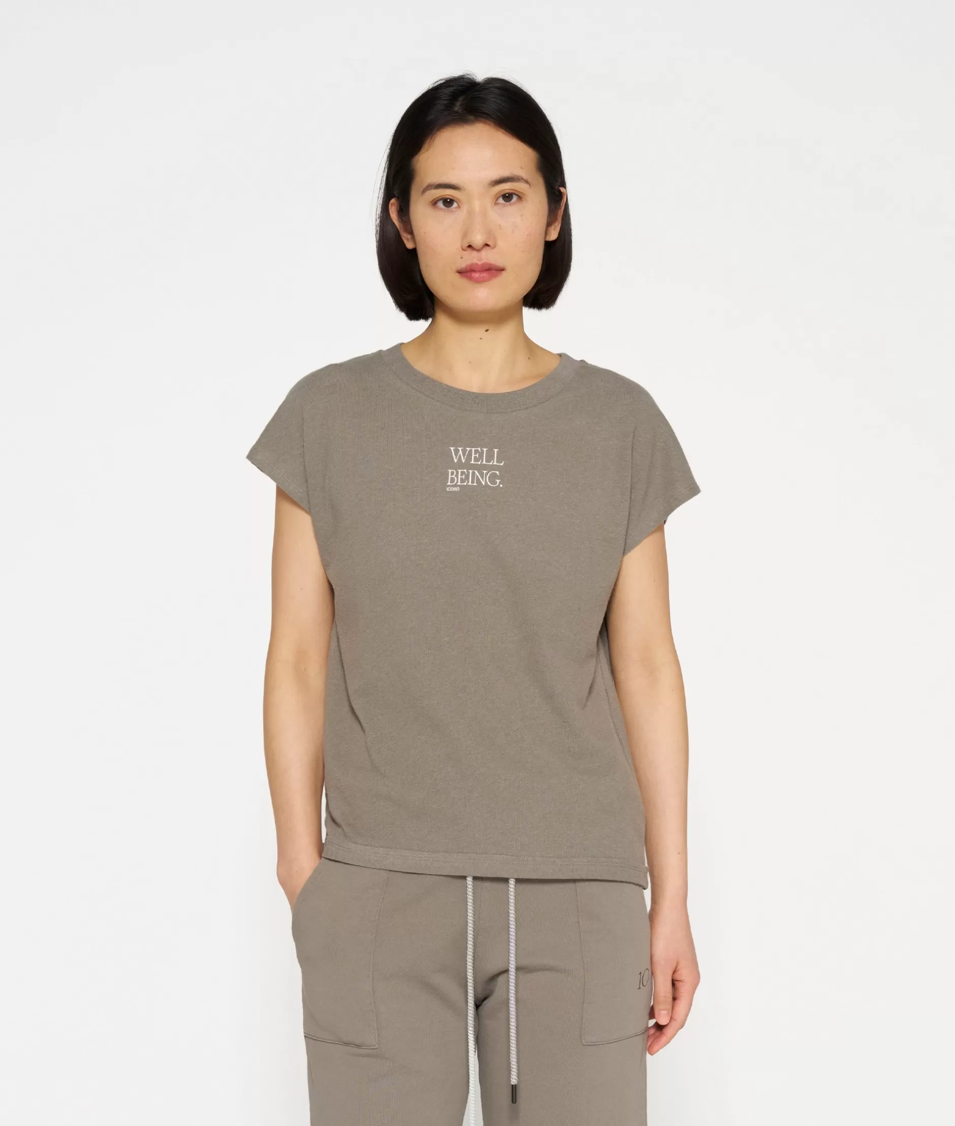 Damen 10DAYS T-Shirts>Short Sleeve Tee Linen