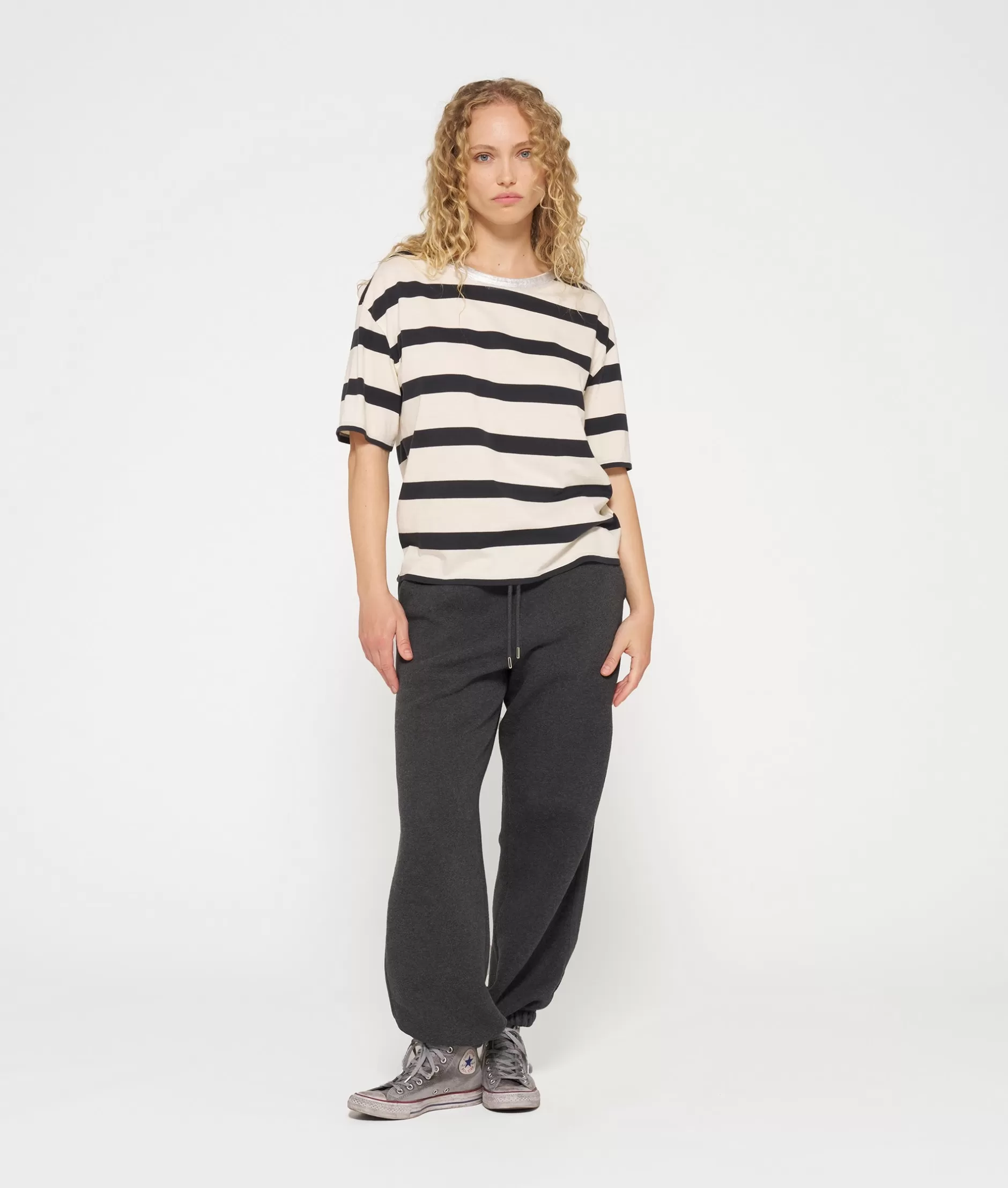 Damen 10DAYS T-Shirts>Short Sleeve Tee Stripe