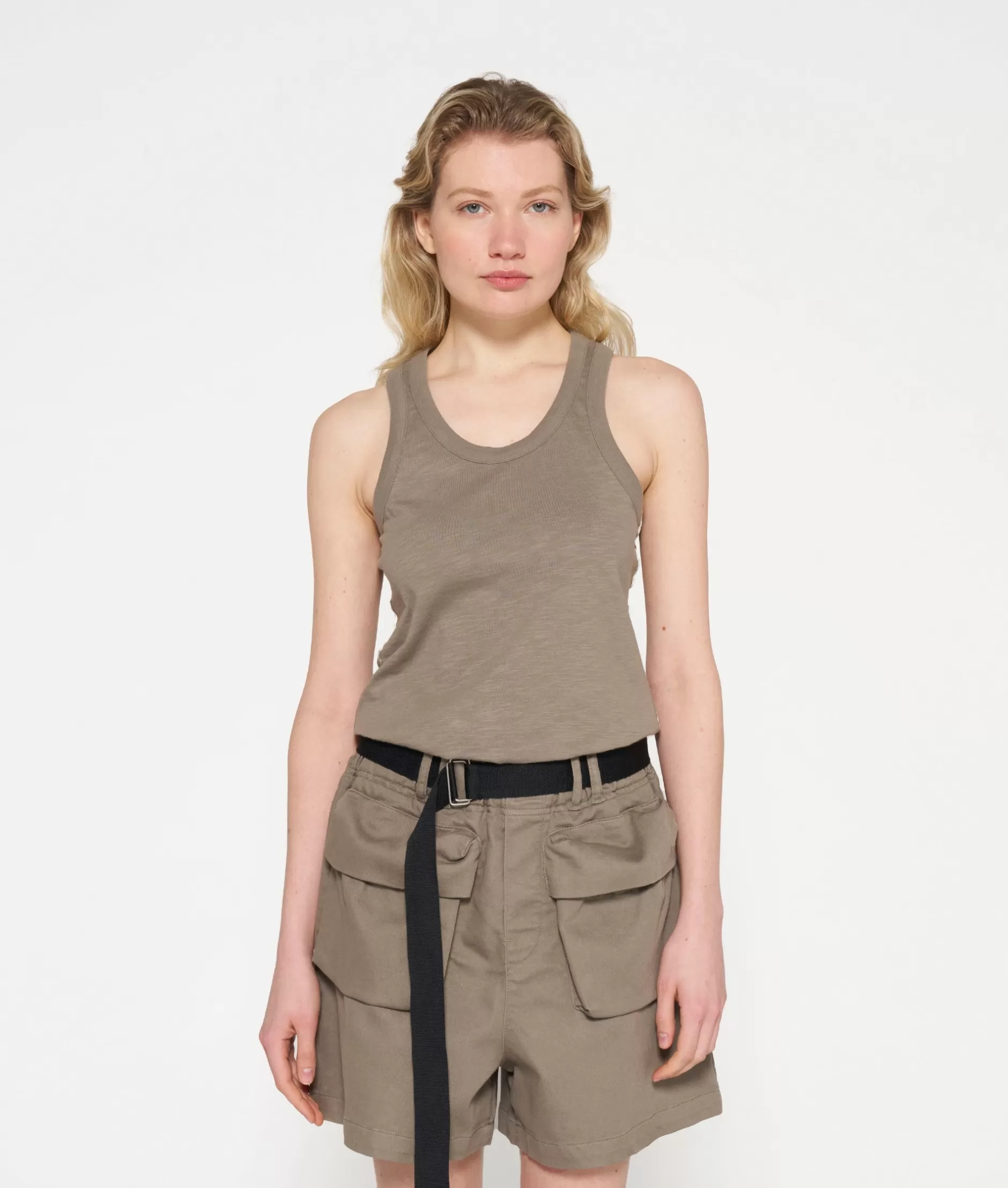 Damen 10DAYS Tops>Singlet Slub Jersey