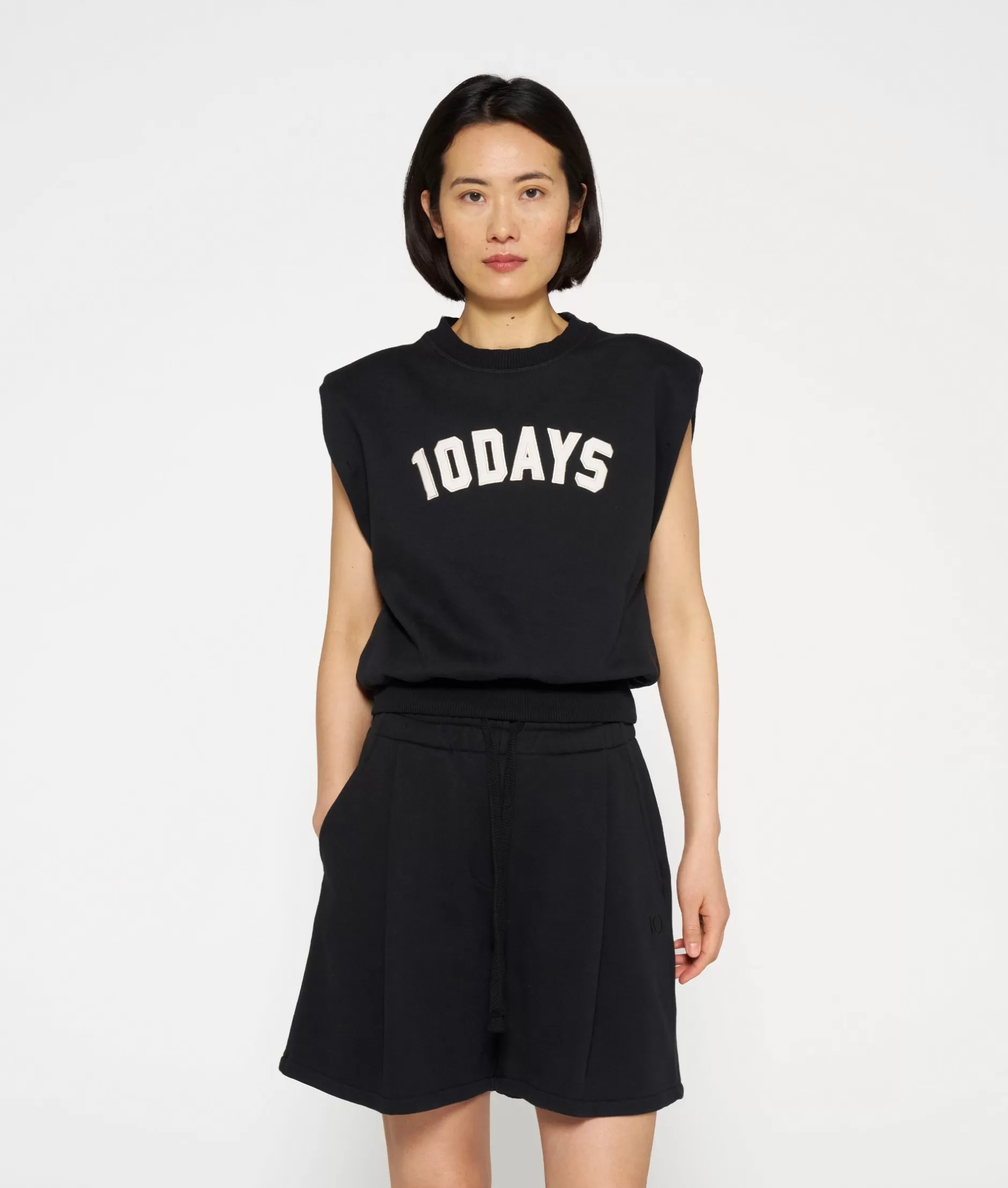 Damen 10DAYS Sweatshirts>Sleeveless Statement Top