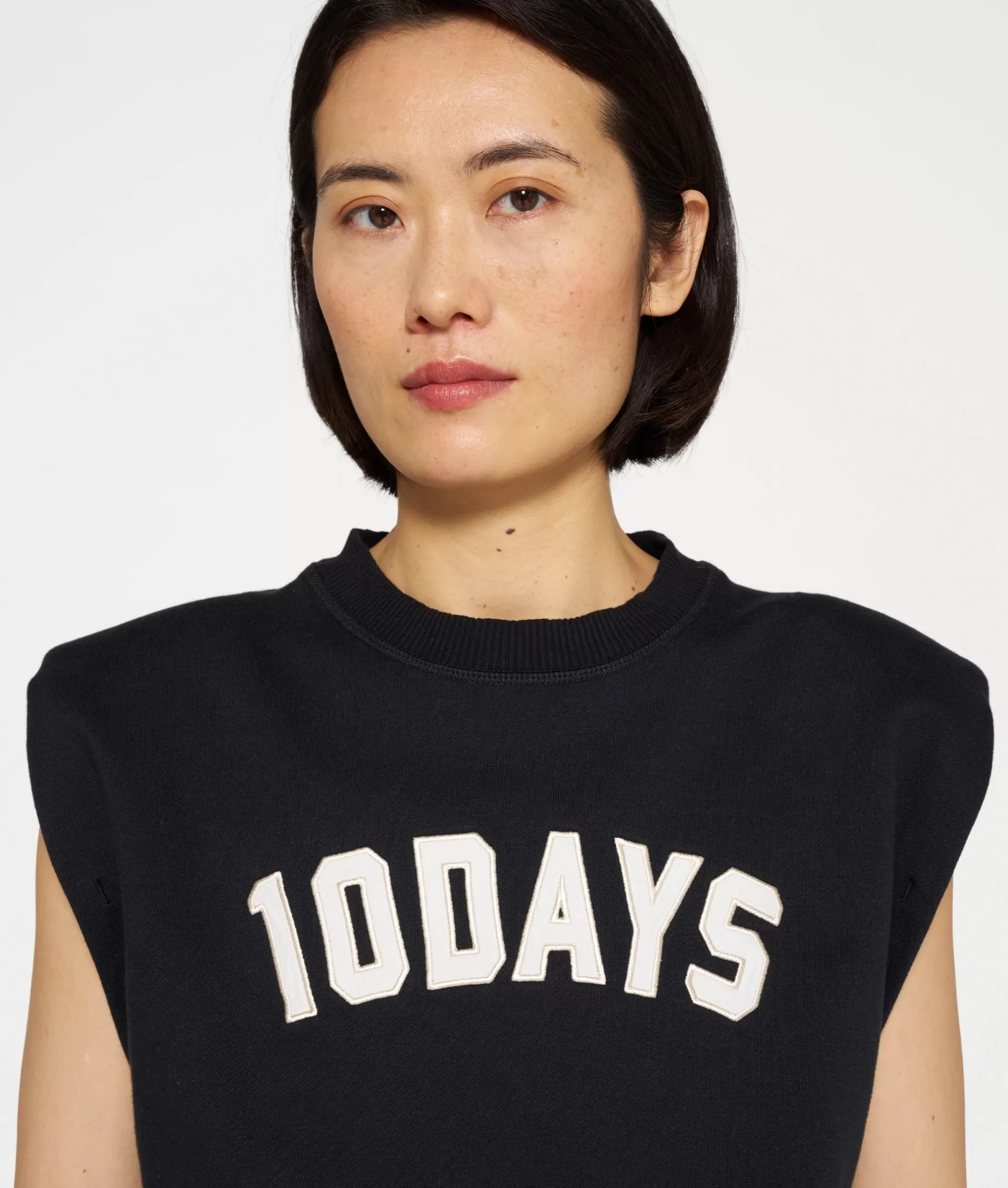 Damen 10DAYS Sweatshirts>Sleeveless Statement Top