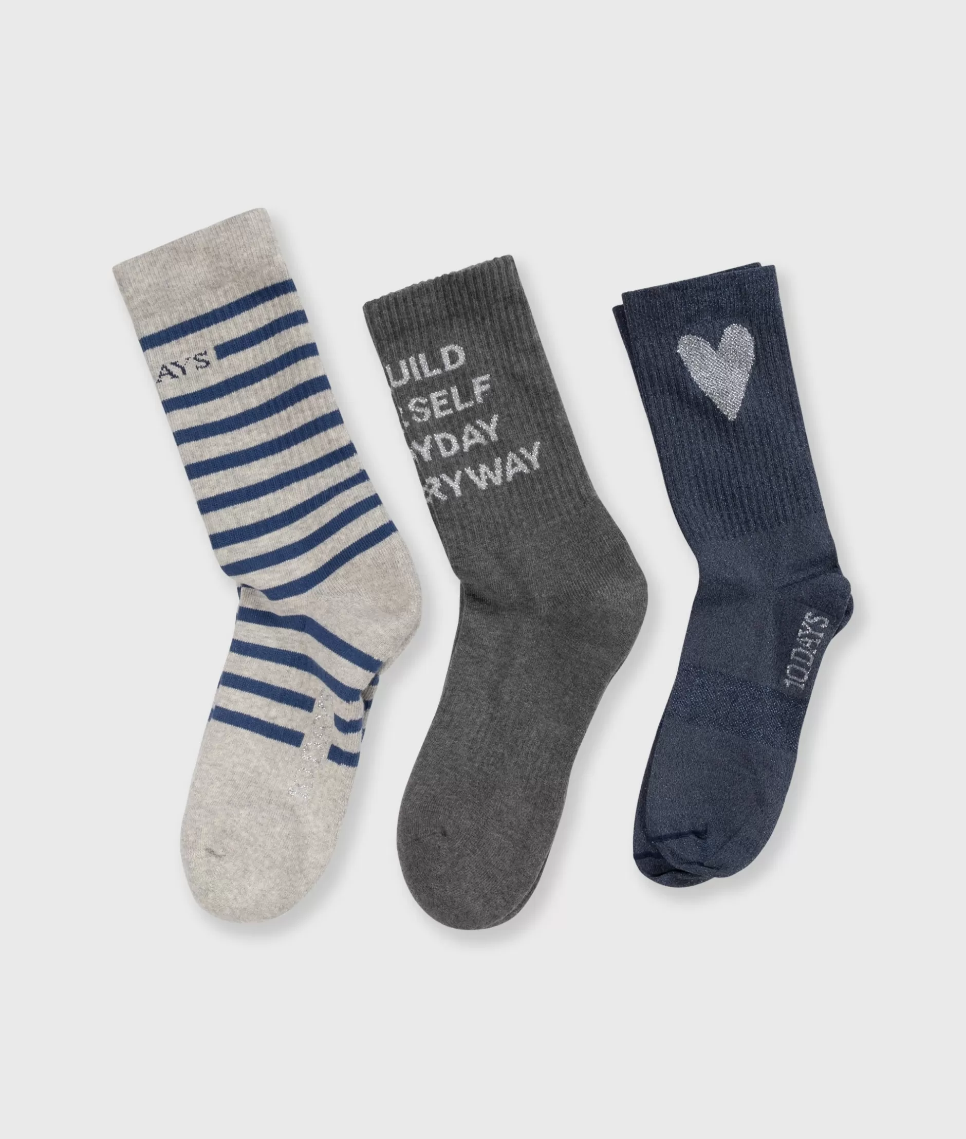 Damen 10DAYS Unterwäsche | Socken>Socks 3-pack