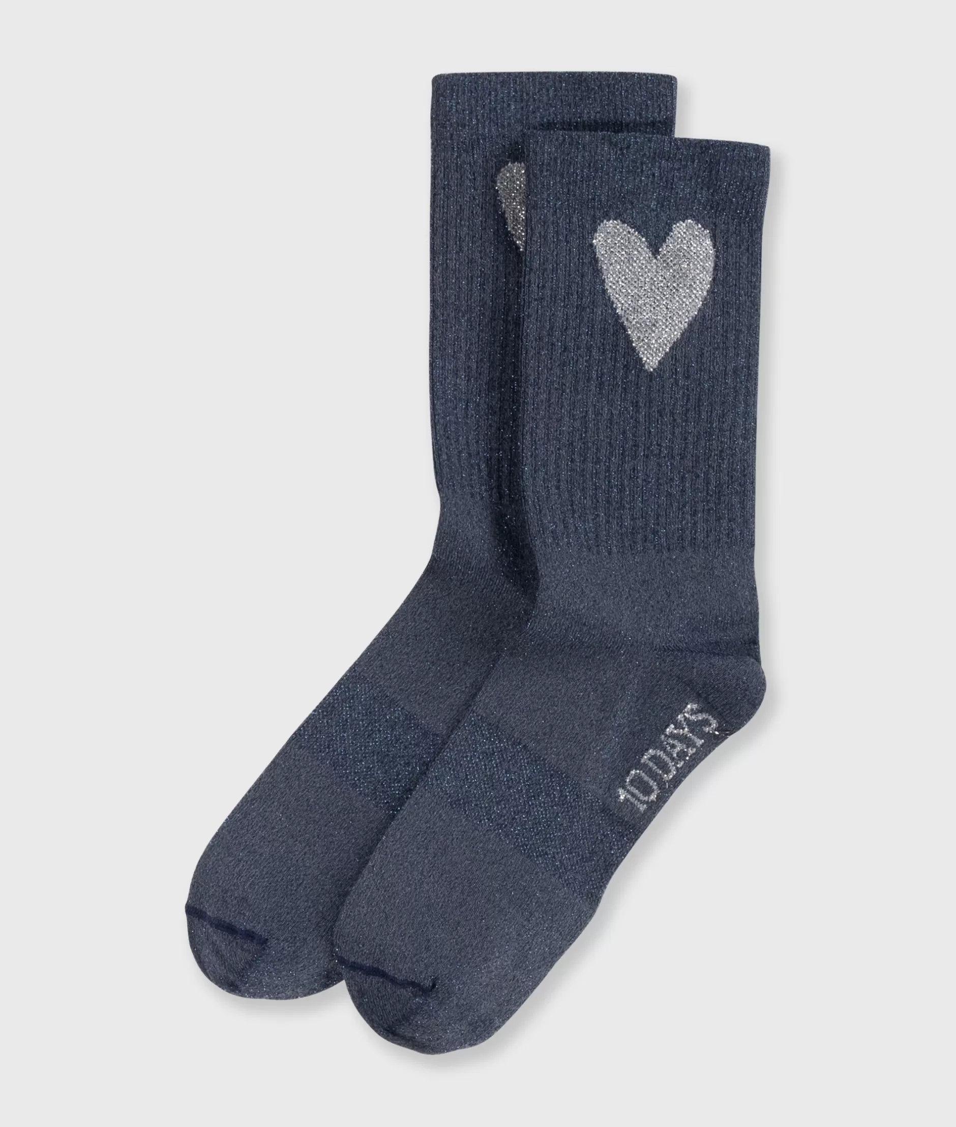 Damen 10DAYS Unterwäsche | Socken>Socks Lurex Heart