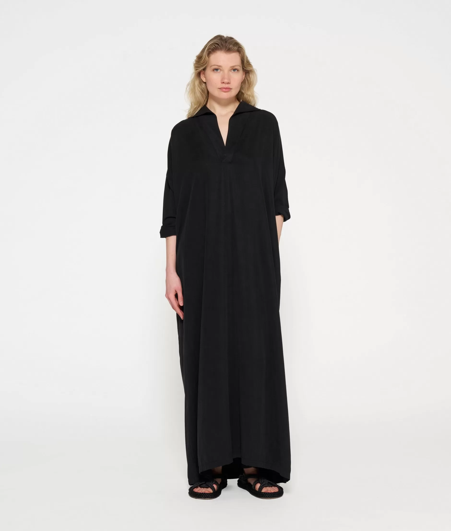 Damen 10DAYS Kleider>Standing Collar Maxi Dress