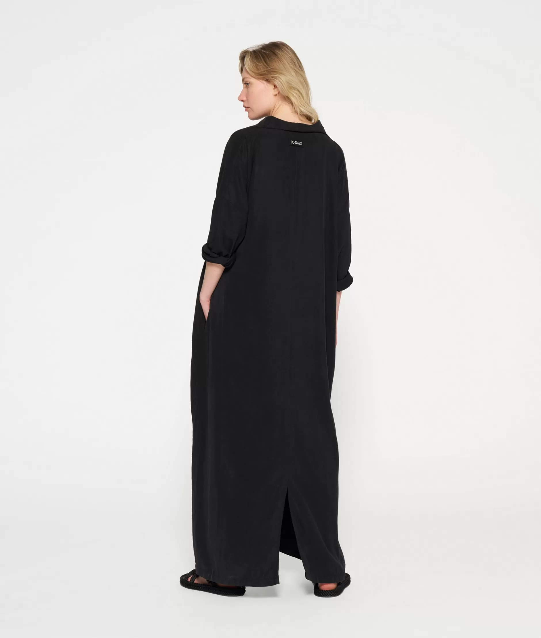 Damen 10DAYS Kleider>Standing Collar Maxi Dress