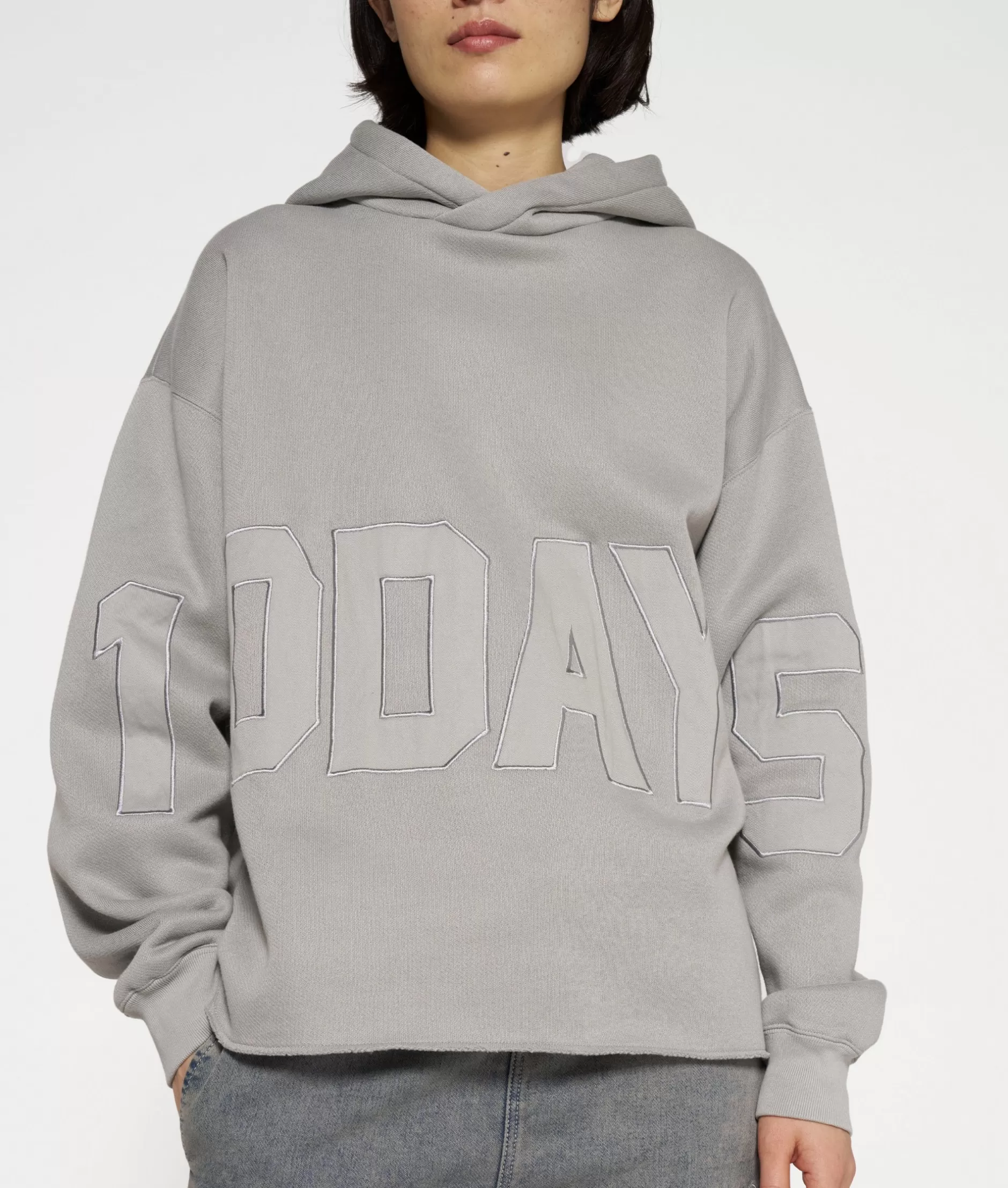 Damen 10DAYS Sweatshirts>Statement Hoodie Logo Patch