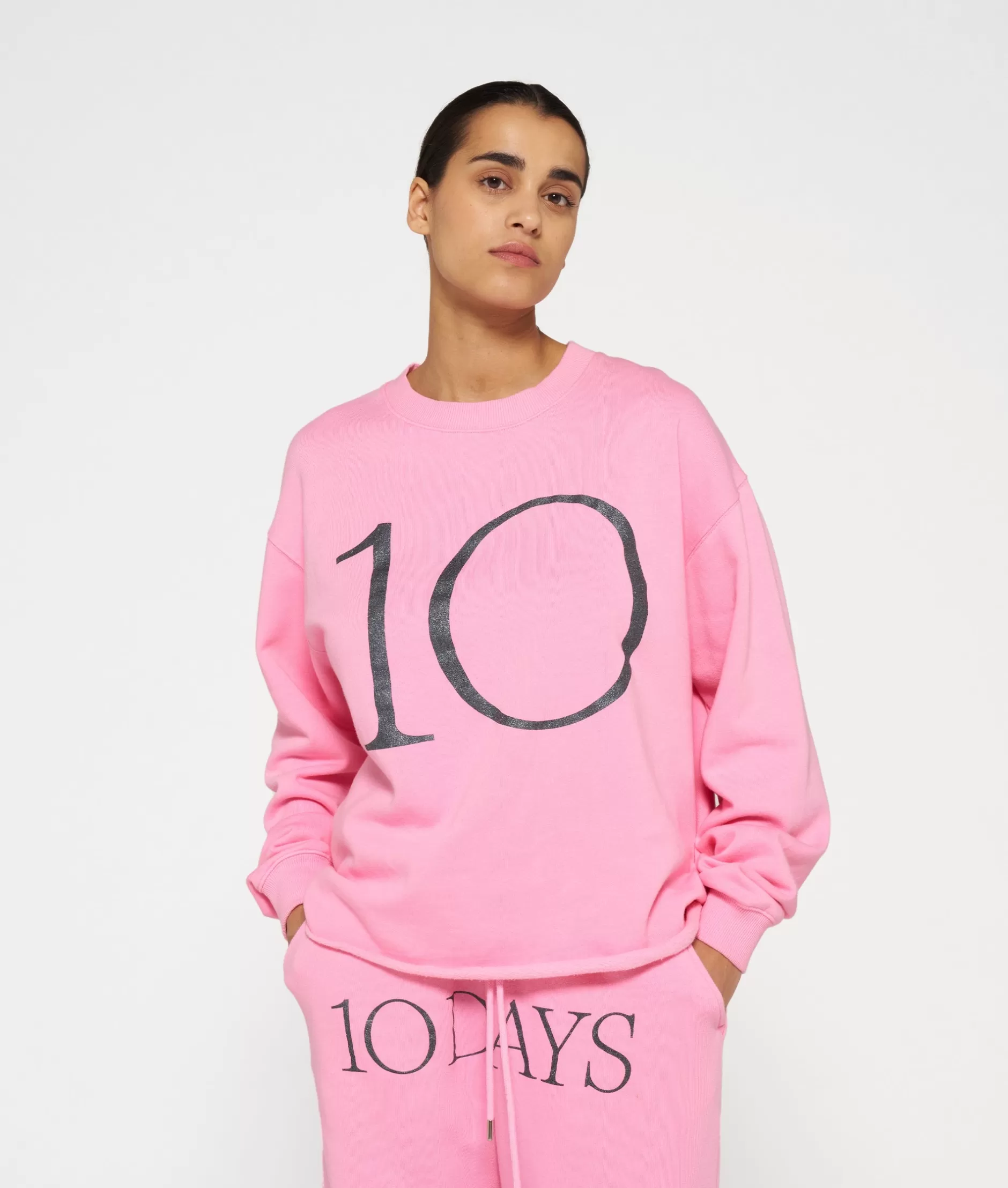 Damen 10DAYS Sweatshirts>Sweater Logo