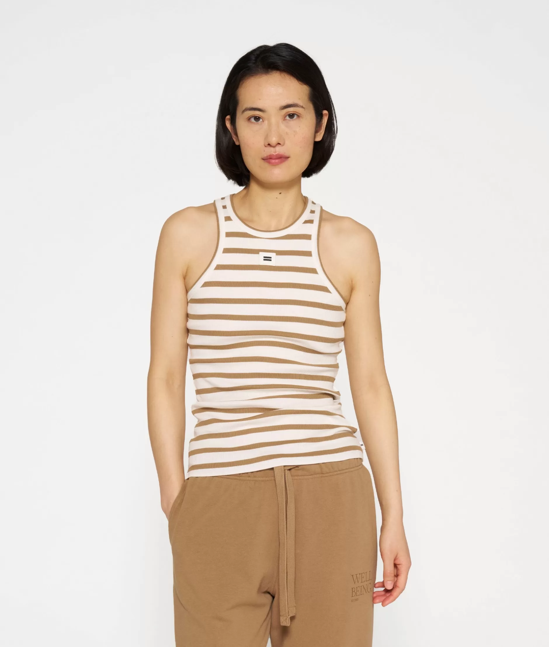 Damen 10DAYS Tops>Tank Top Rib Stripes