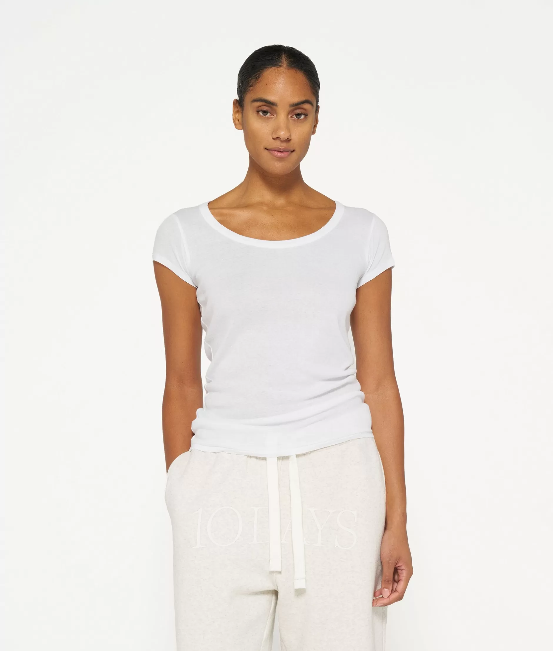 Damen 10DAYS T-Shirts>THE SLIM FIT TEE