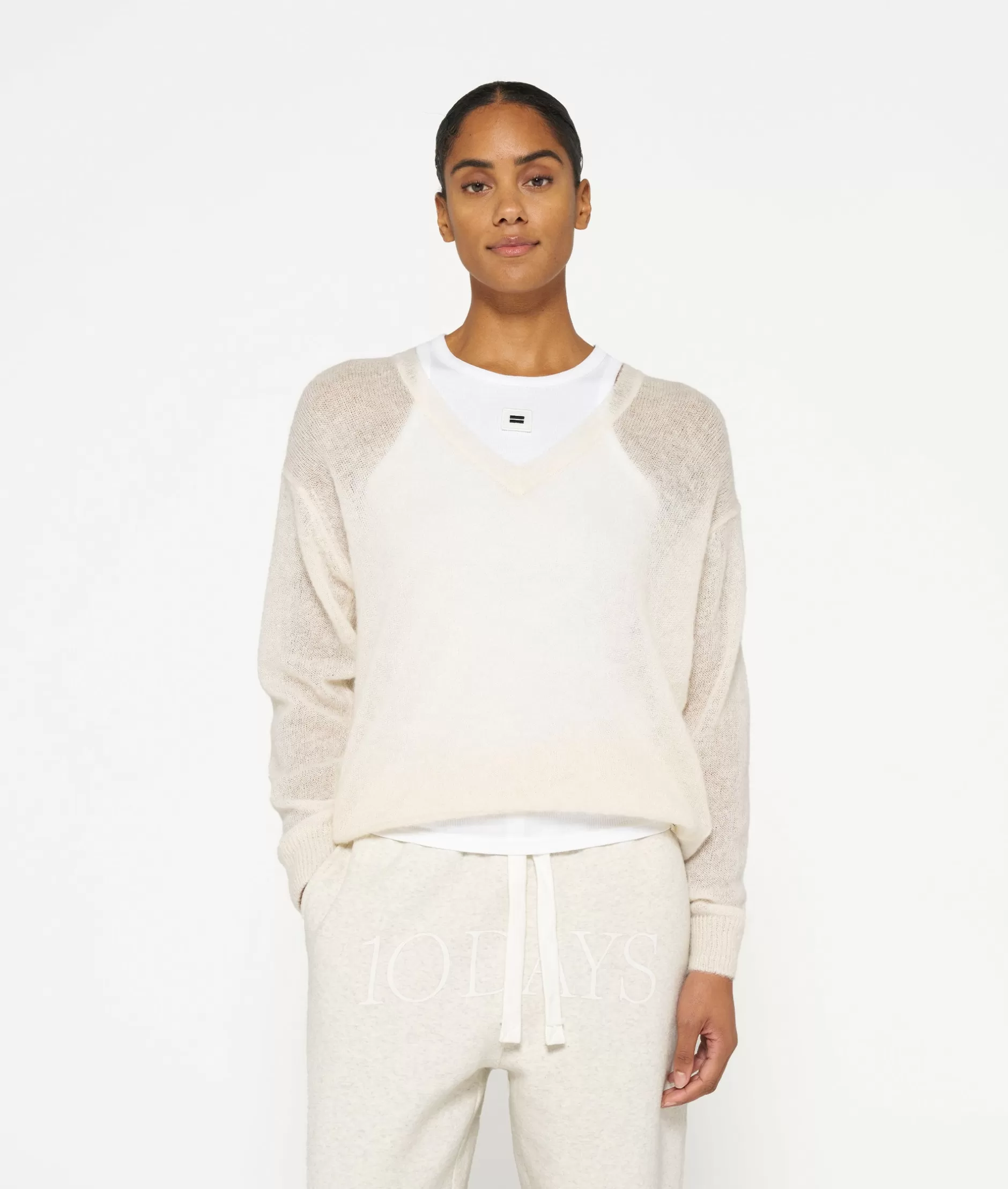 Damen 10DAYS Sweatshirts | Pullover>THE THIN SWEATER