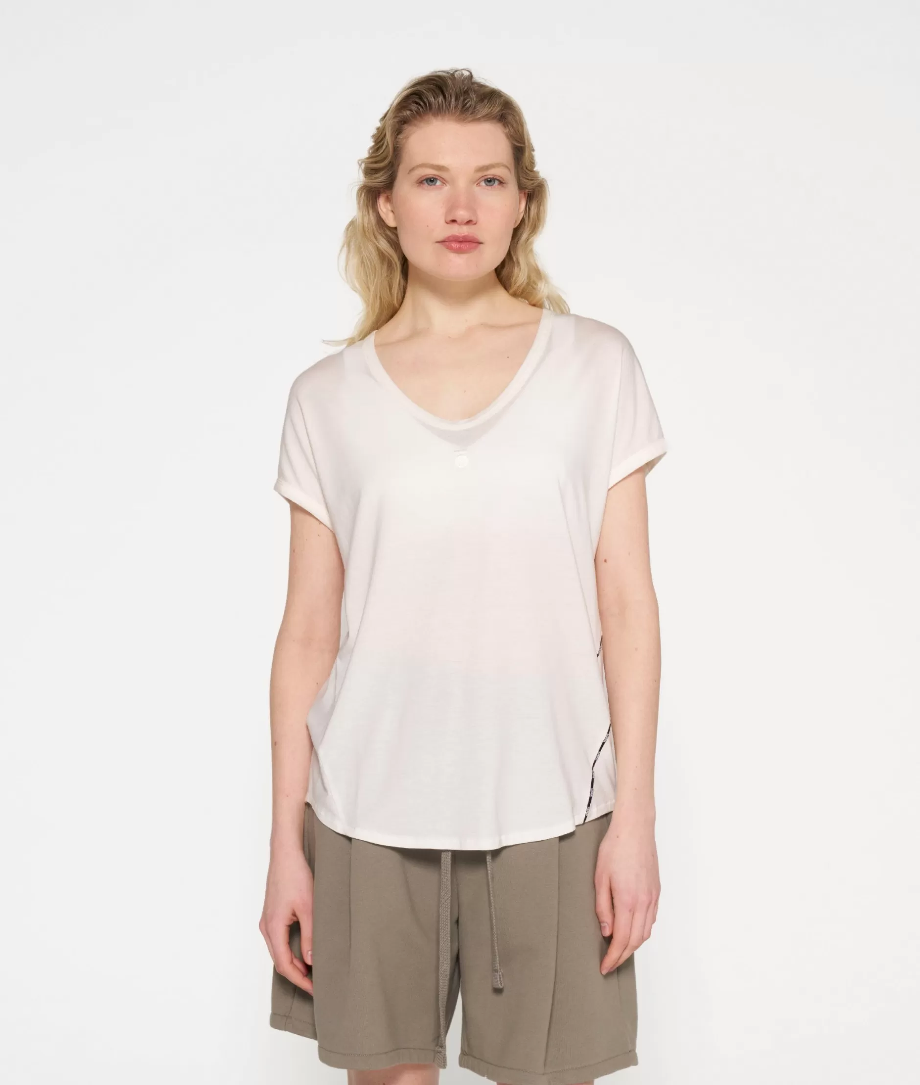 Damen 10DAYS T-Shirts>V-neck Tee Medal